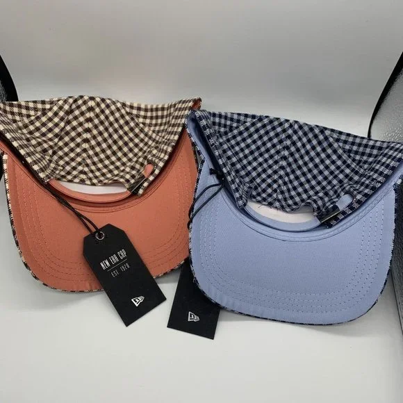 LOT 2 Gingham 9Twenty New Era Hat Strapback SRP$65 - Picture 2 of 12